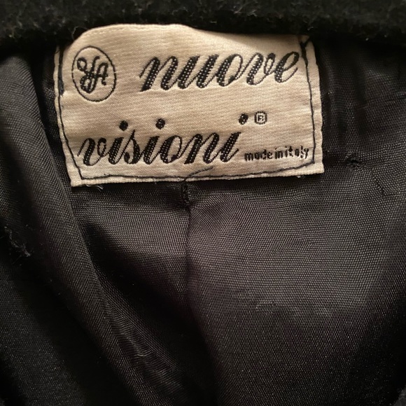 Vintage black color block coat - Picture 2 of 7